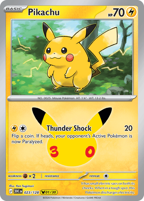 Pikachu - 30C 023/128