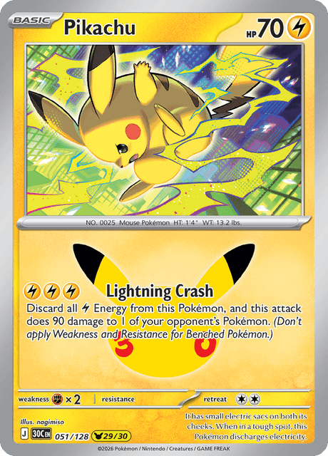 Pikachu - 30C 051/128