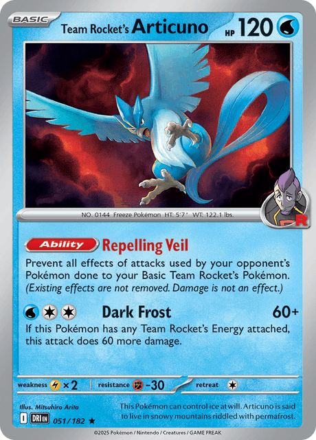 Team Rocket's Articuno - DRI 051/182