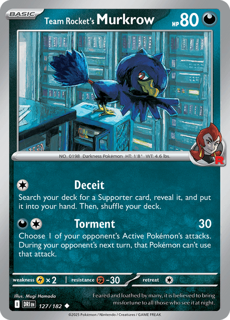 Team Rocket's Murkrow - DRI 127/182