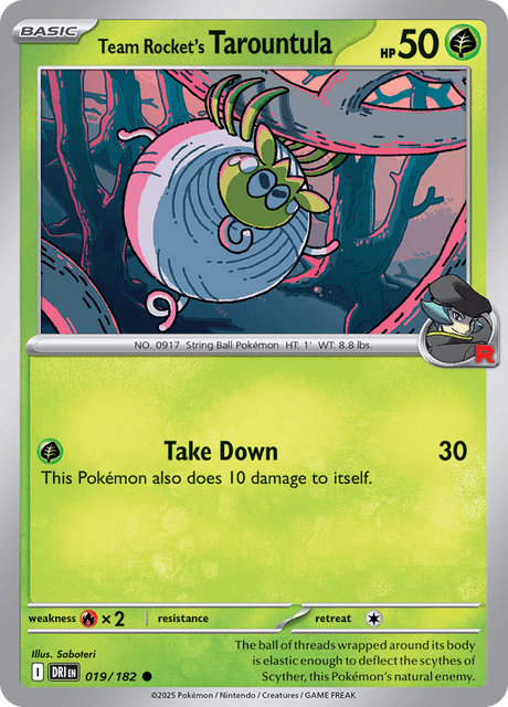 Team Rocket's Tarountula - DRI 019/182