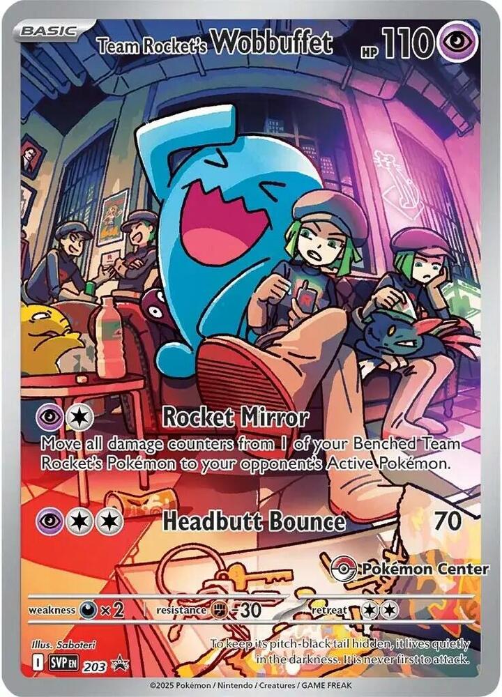 Team Rocket's Wobbuffet - SVP 203