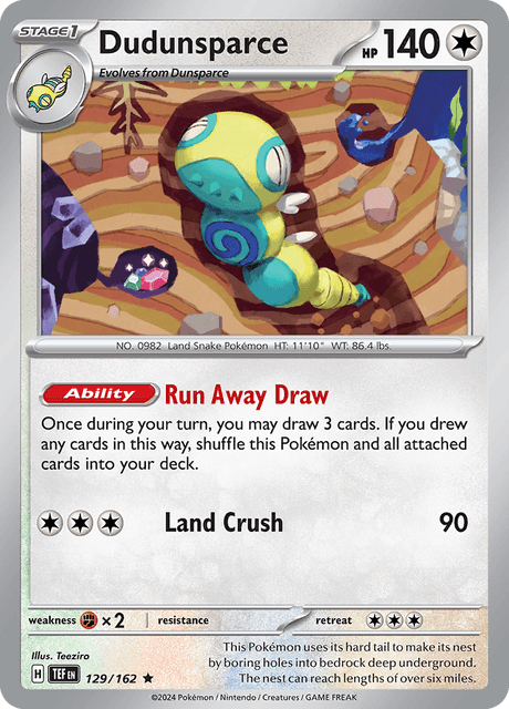 Dudunsparce - TEF 129/162