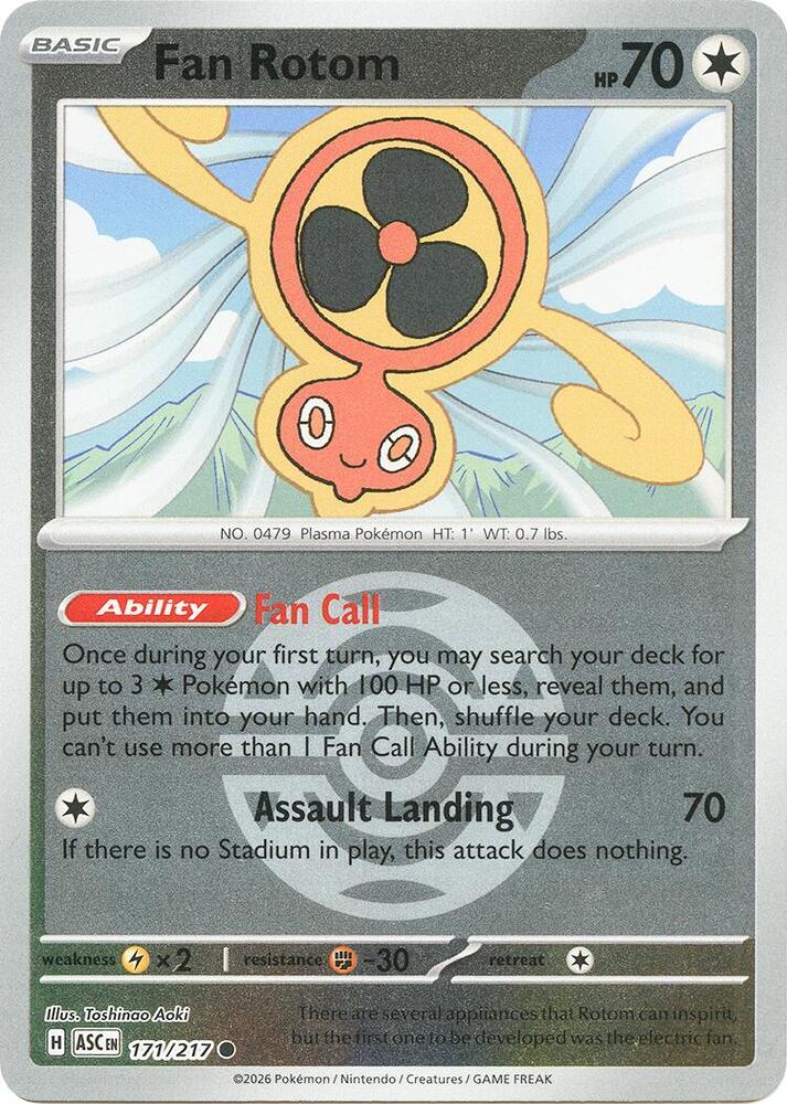 Fan Rotom - ASC 171/217