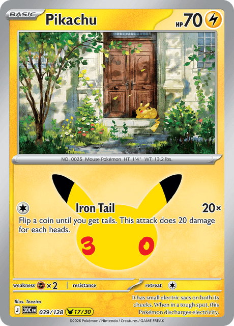 Pikachu - 30C 039/128