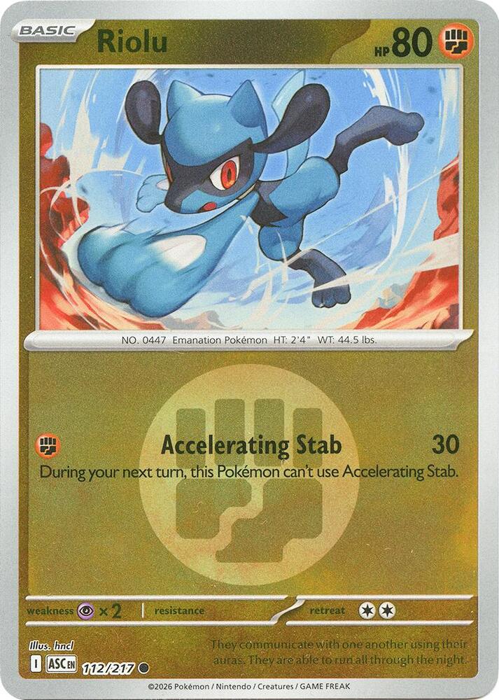 Riolu - ASC 112/217