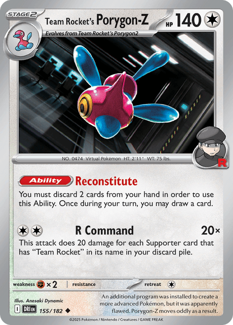 Team Rocket's Porygon Z - DRI 155/182