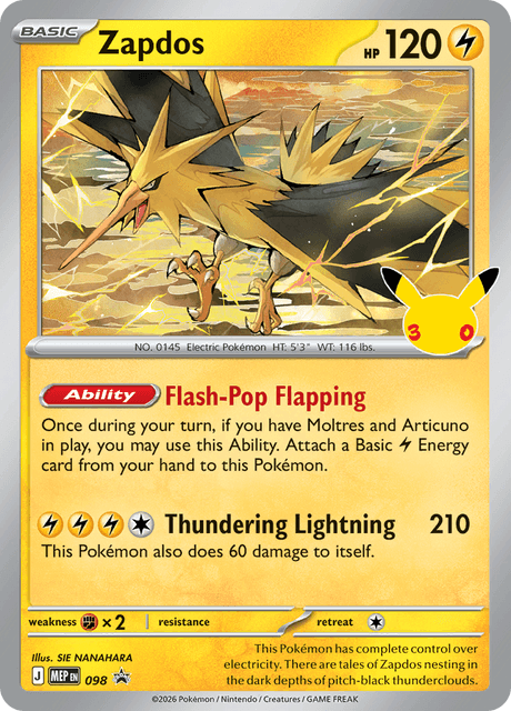 Zapdos - MEP 098